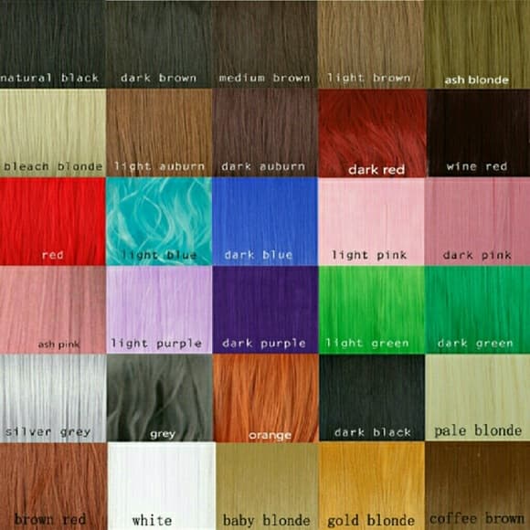 Black Full Head Clip In Extension - Thumbnail 3