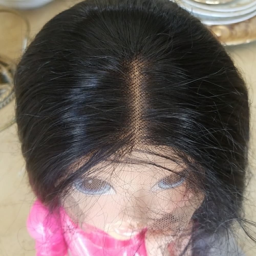 Ready to Ship Today- Ombre Black Gray Beauty Lace - Thumbnail 3
