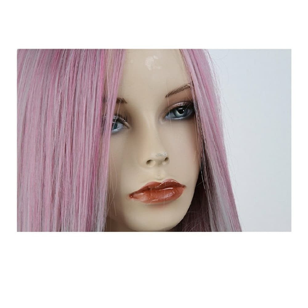 Ombre Pink Gray Wig - Thumbnail 6