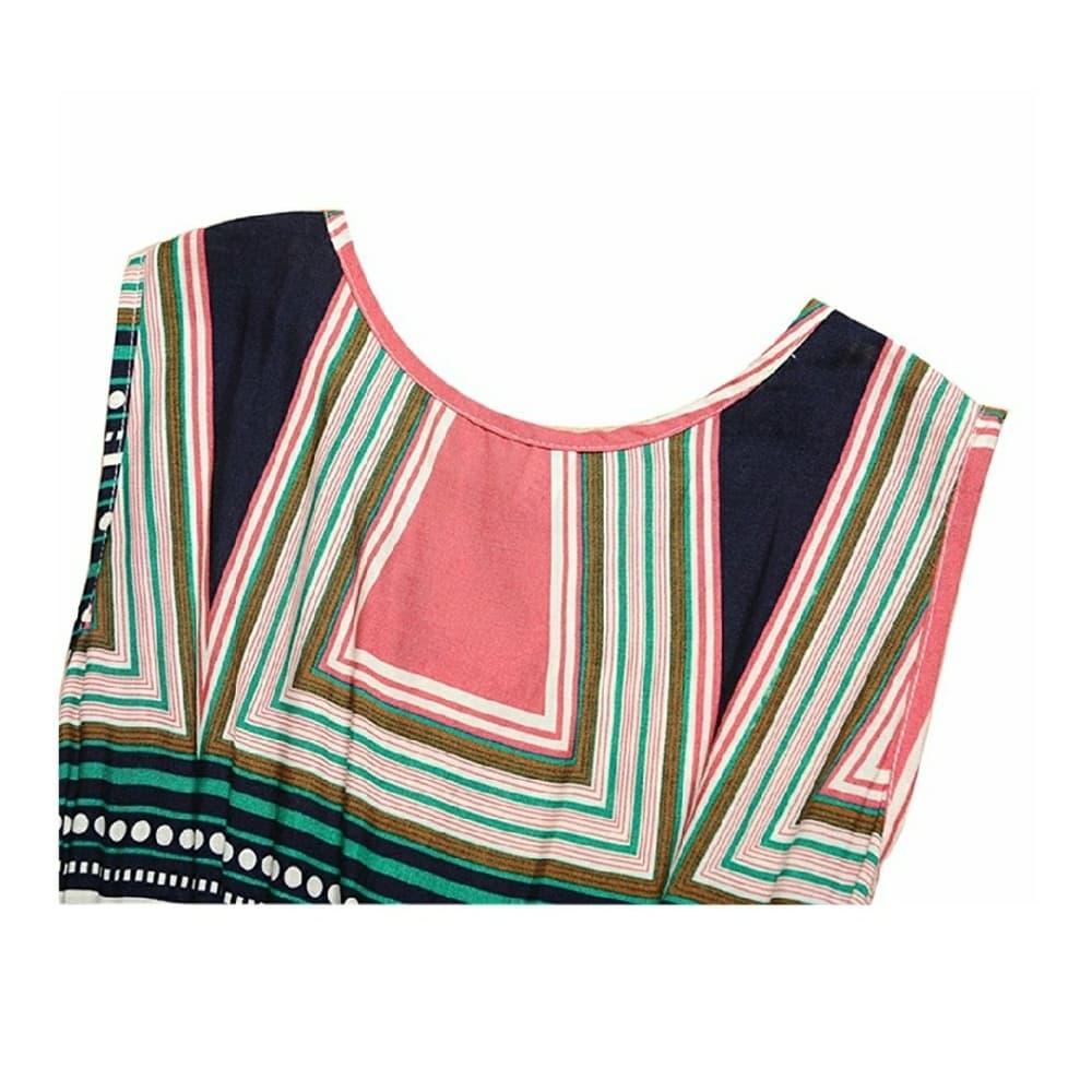 Color Woven Rop Cut Out High Slit Open Front Long - Thumbnail 6