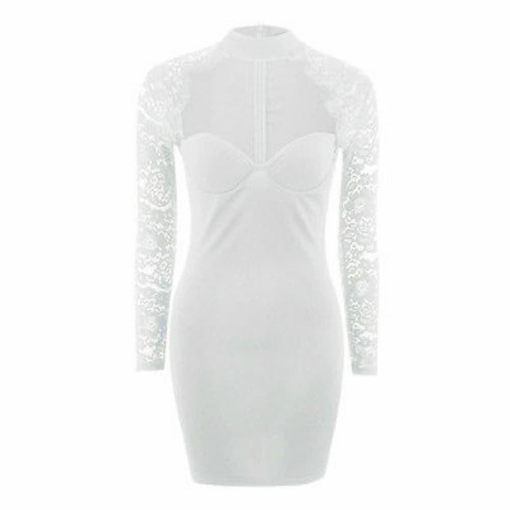 Lace Choker Beauty Dress - Thumbnail 5