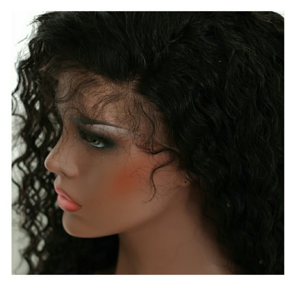 Curly Virgin Brazilian Lace Front Wig! - Thumbnail 3