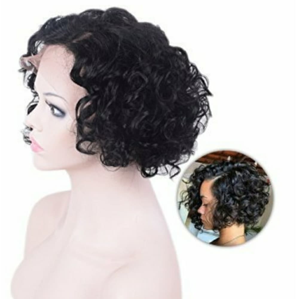 Brazilian Remy Lacefront Wig 12 inches!! - Thumbnail 5