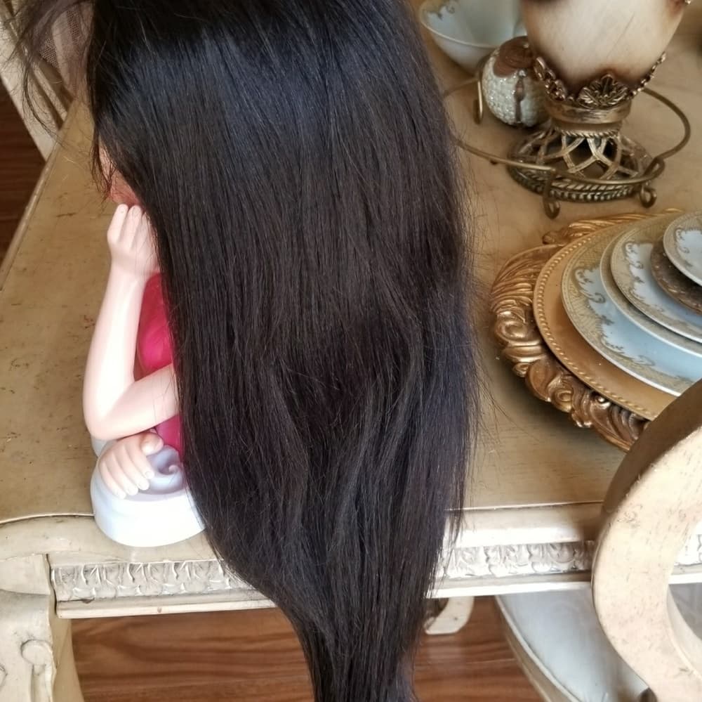 Yaki Virgin Human Hair Wig 14-16 inches - Thumbnail 5