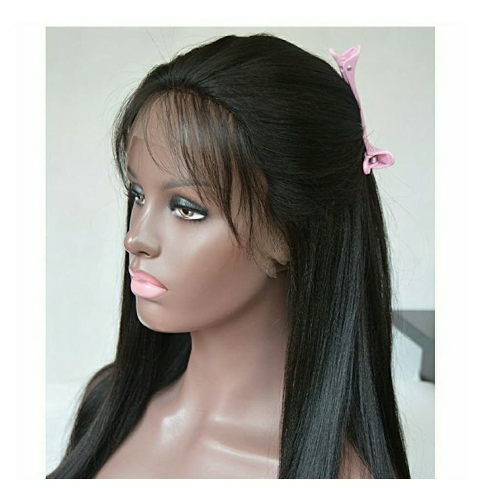 Virgin Yaki Full Lace Wig Part Anywhere 14-16 inch - Thumbnail 2