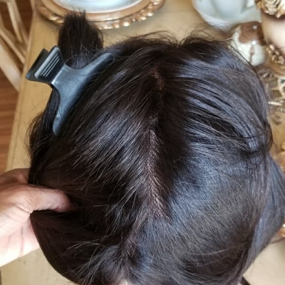 Yaki Virgin Human Hair Wig 14-16 inches - Thumbnail 9