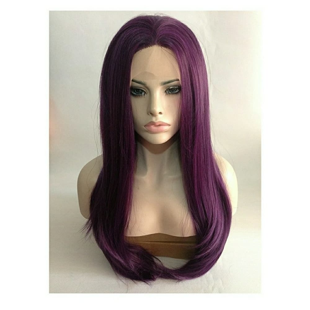 Purple Beauty Human Blend Lacefront Wig - Thumbnail 5