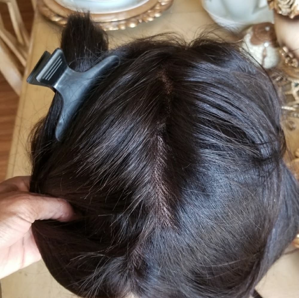 Yaki Virgin Human Hair Wig 14-16 inches - Thumbnail 8