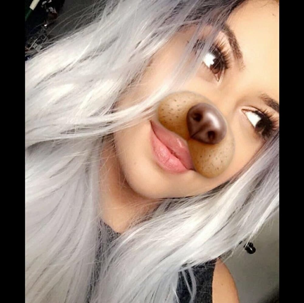 Ombre Black Roots Gray Straight Wave Wig - Thumbnail 7