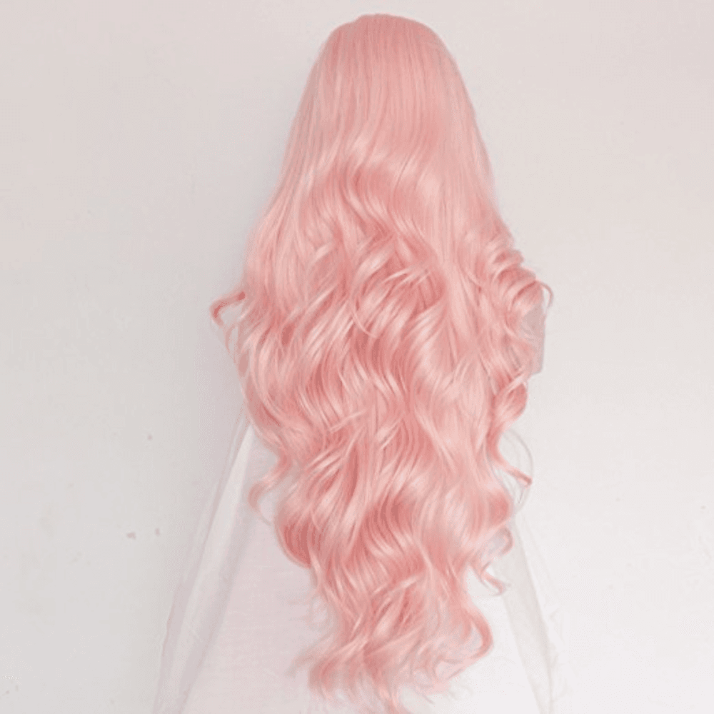 Pink Beauty Wavy Lacefront Wig 24-28 inches!! - Thumbnail 3