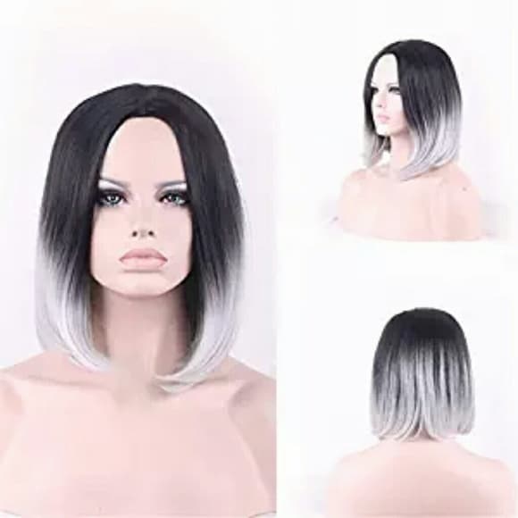Ombre Gray Beauty Wig - Thumbnail 4