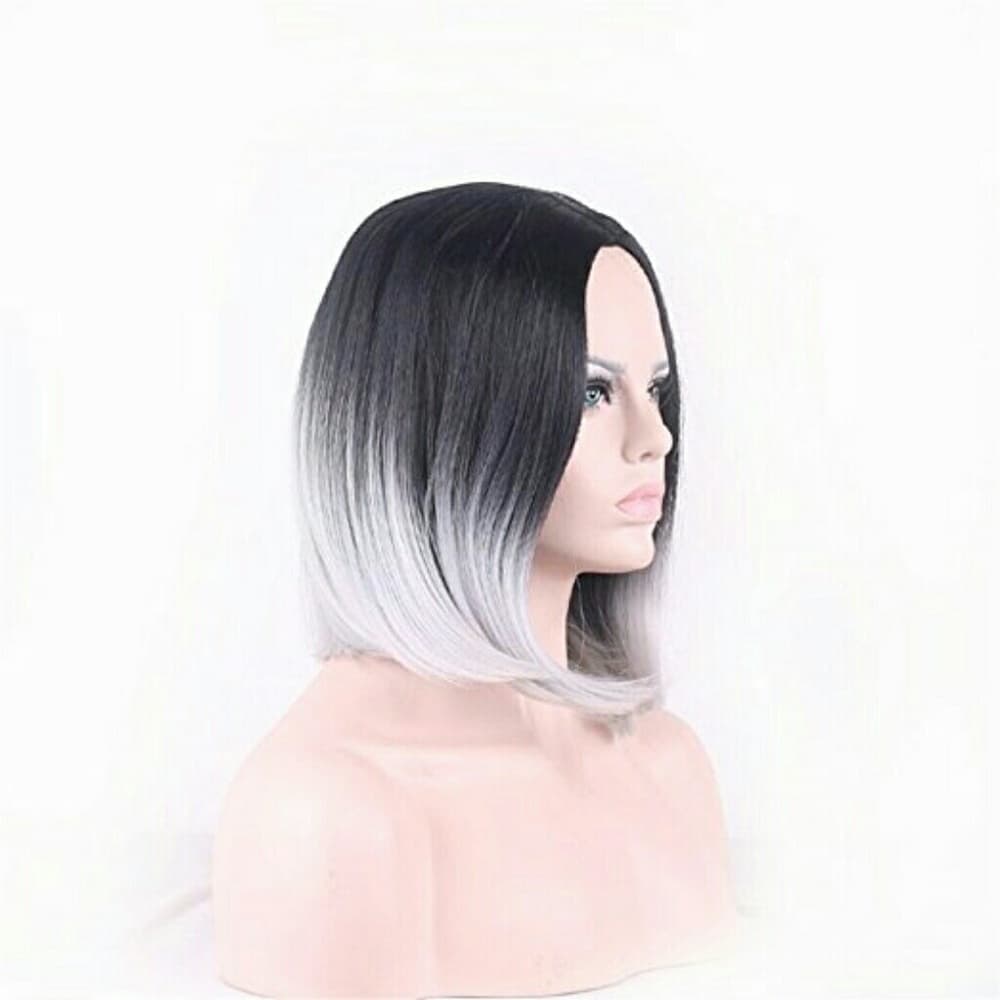 Ombre Gray Beauty Wig
