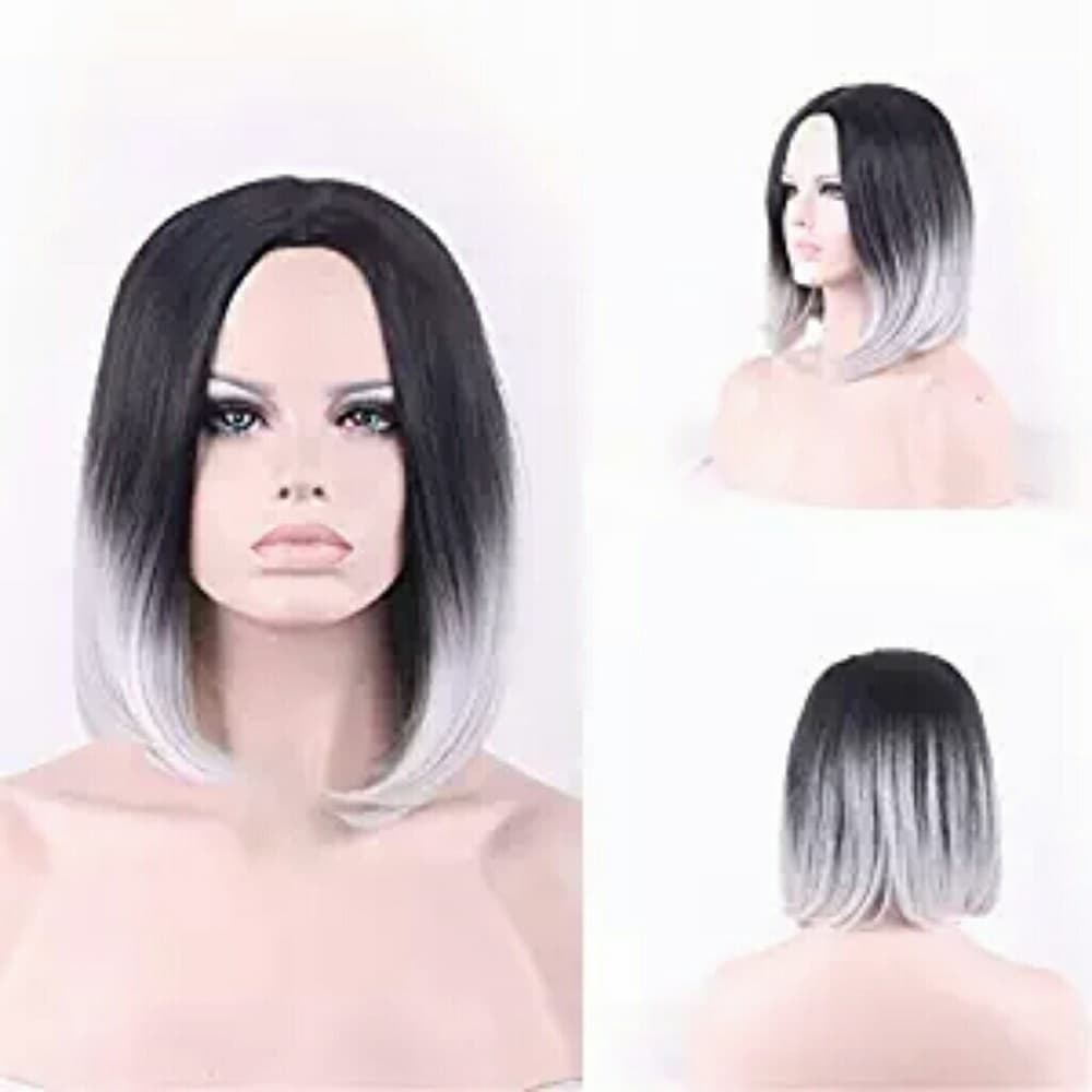Ombre Gray Beauty Wig - Thumbnail 3