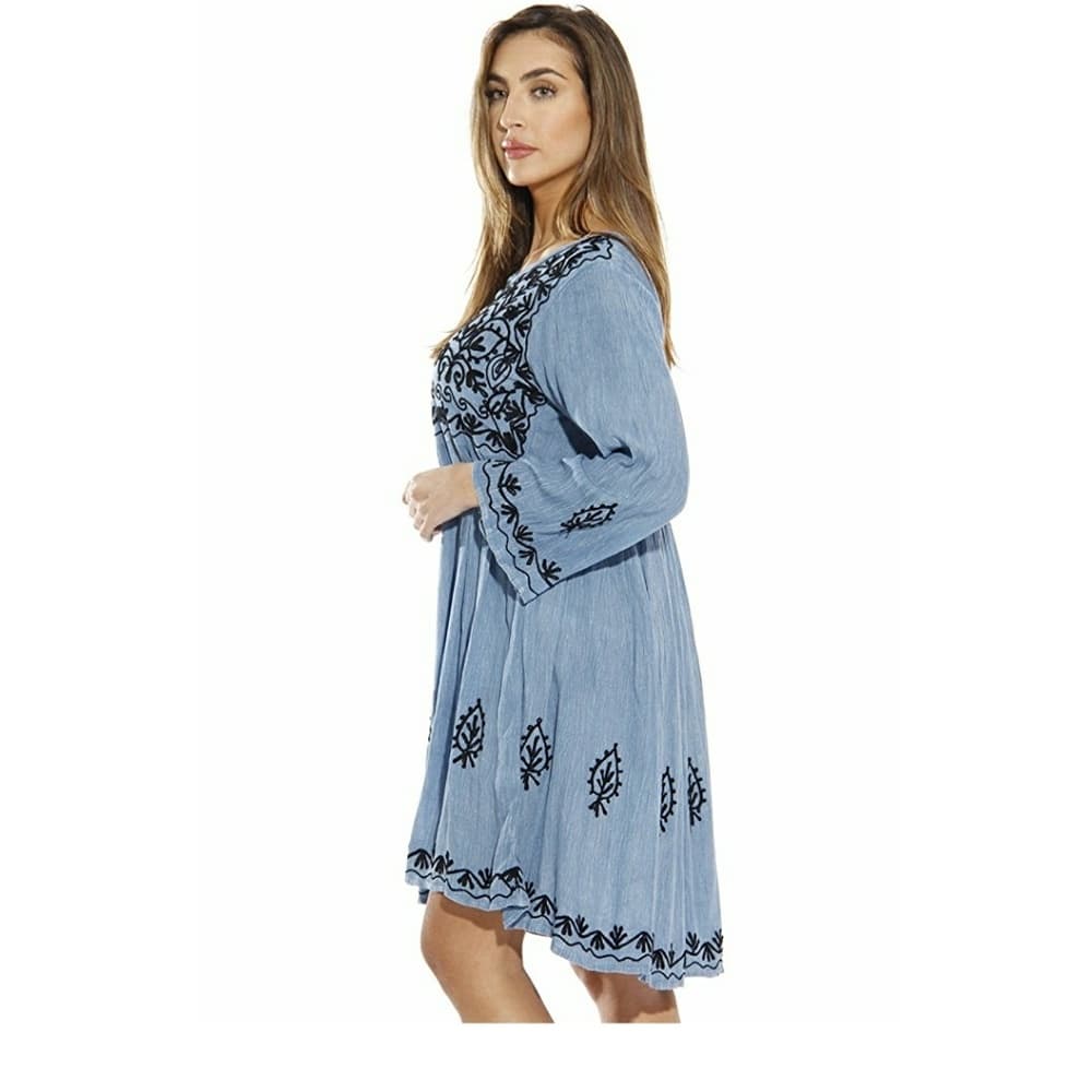 Light Denim Tunic Dress