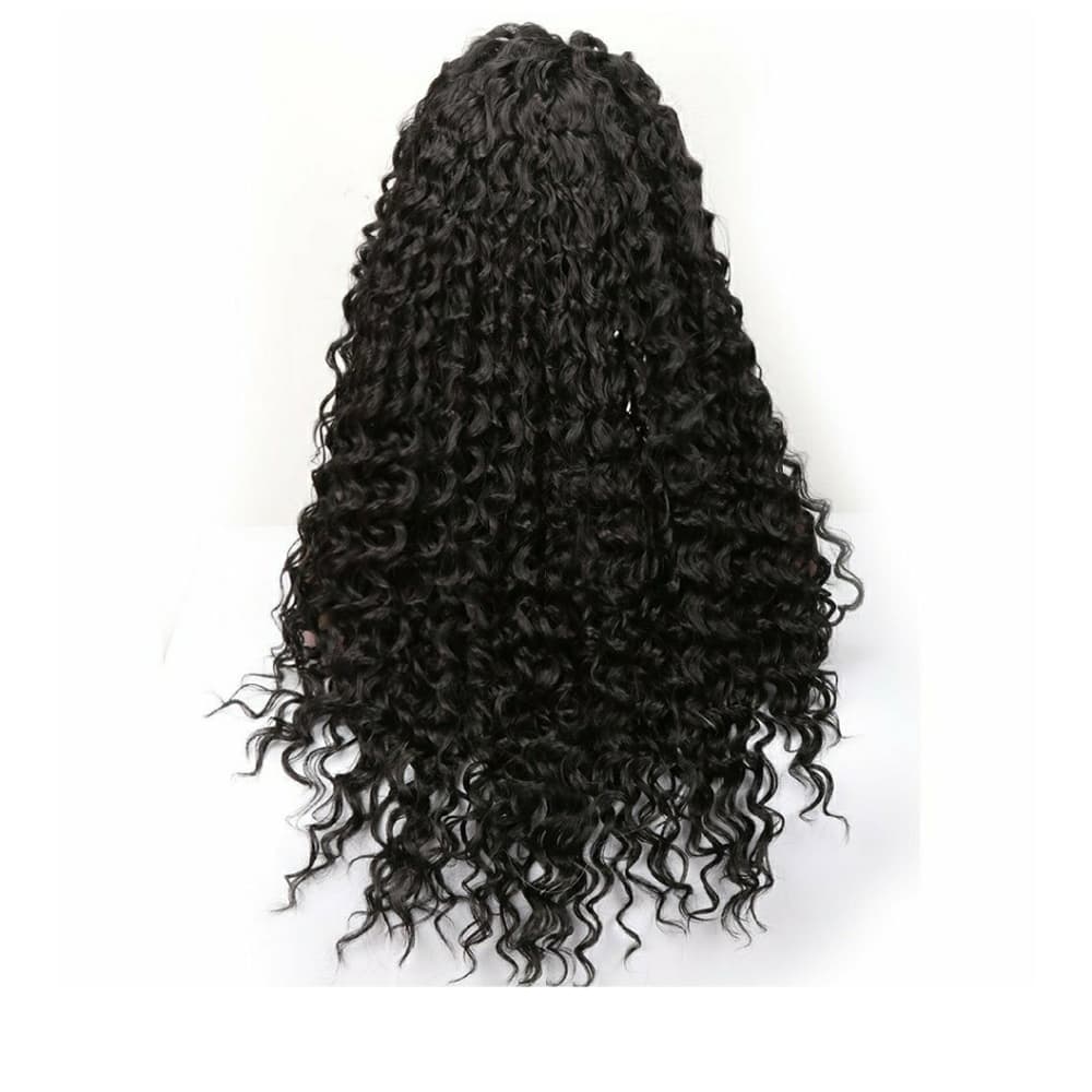 Curly Human Hair Blend LaceFront Wig 22-26 inches! - Thumbnail 2