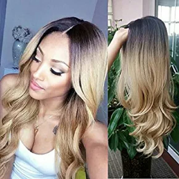 #1b/Blonde Beauty Full Wig - Thumbnail 4