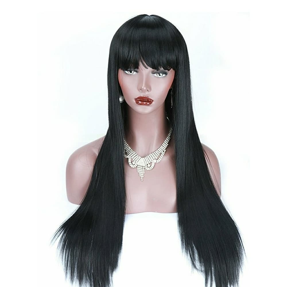 Black Long Beauty Wig - Thumbnail 3