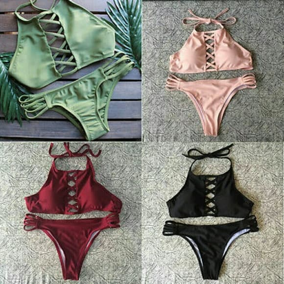 Sexy Bandage Bikini Set - Thumbnail 4