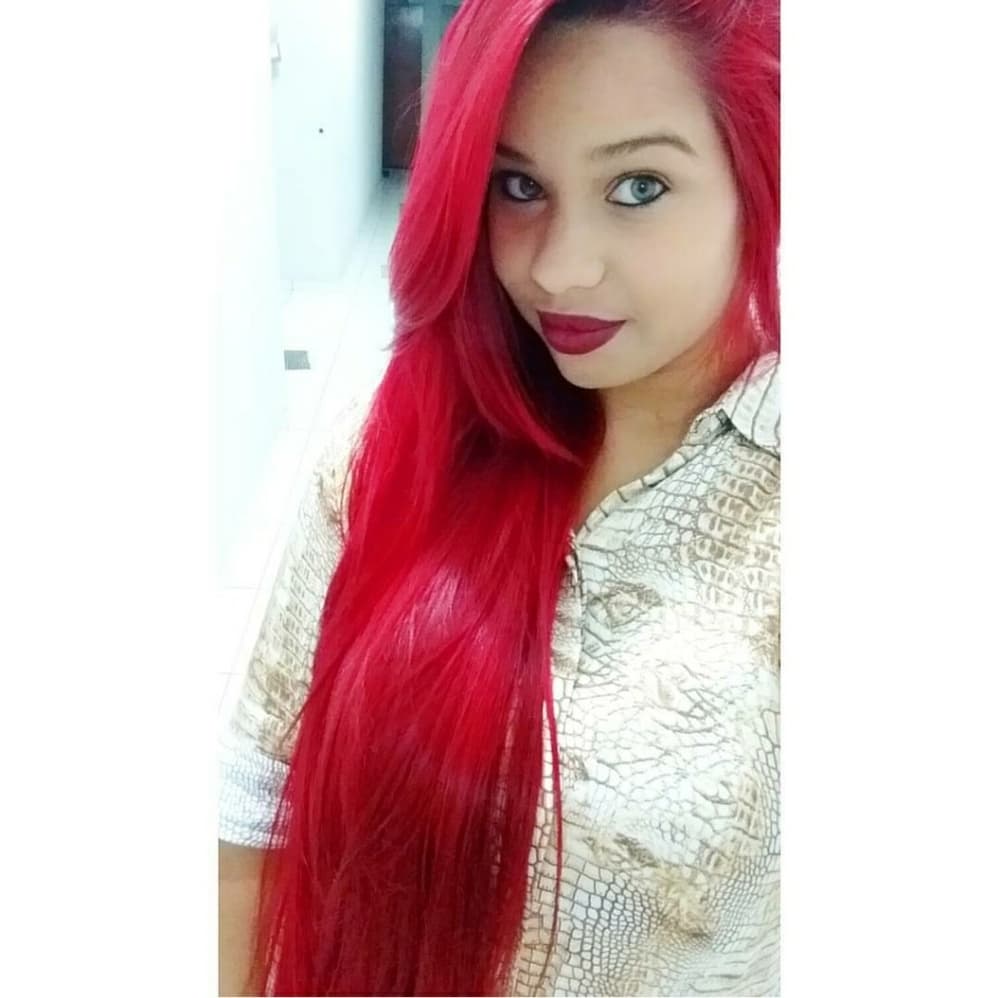 Red Human Hair Blend Lace FrontWig 24-28 inches!! - Thumbnail 2