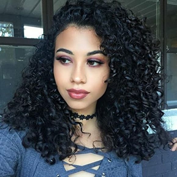 Afro Kinky Curly LaceFront Wig 20-22 inches. - Thumbnail 7