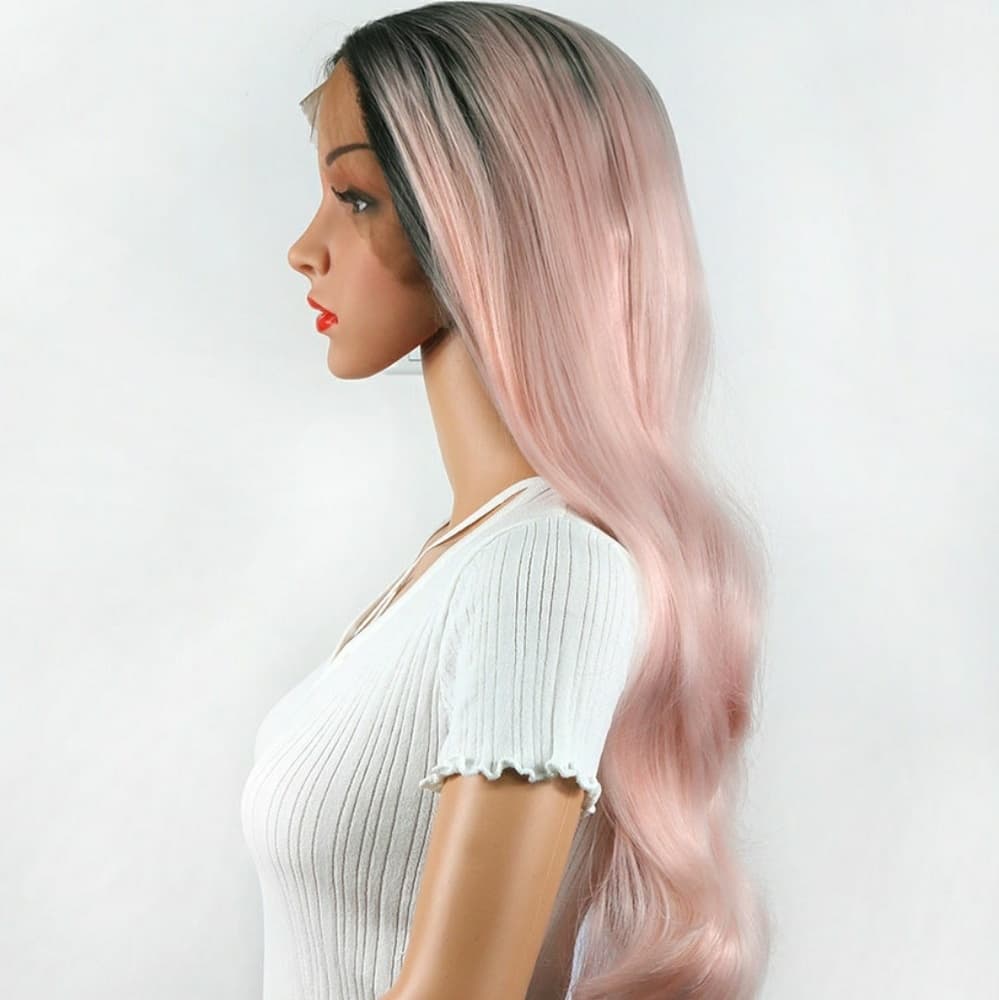 Ombre Pink Beauty LaceFront Wig 24-28 inches!! - Thumbnail 2