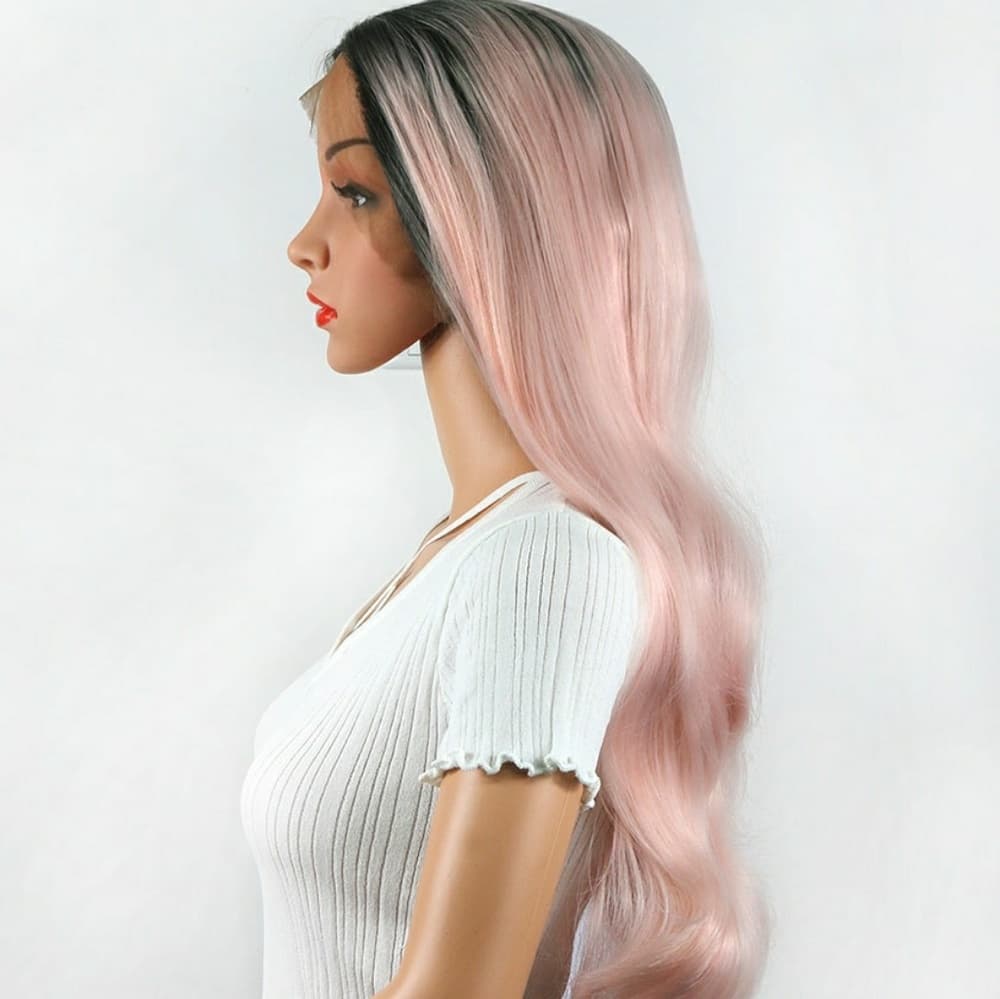 Ombre Pink Beauty LaceFront Wig 24-28 inches!! - Thumbnail 2
