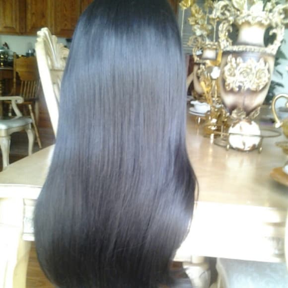 Silky Straight Lace Front Wig 22-24 inches - Thumbnail 4