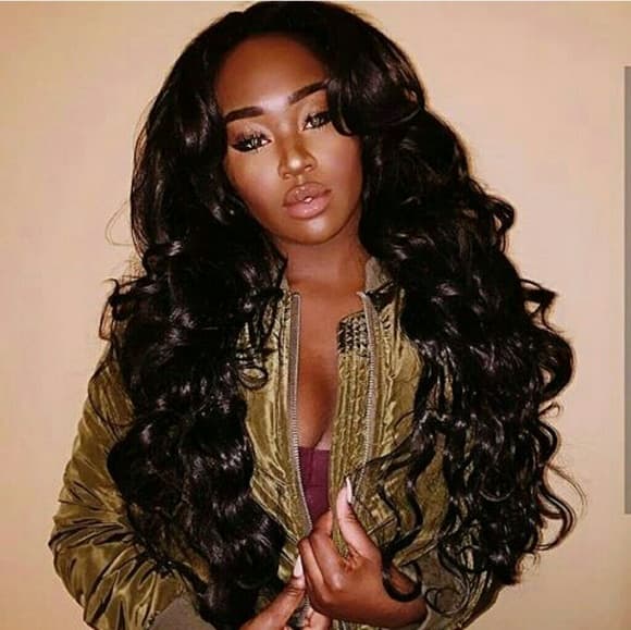 Curly Wavy Human Hair Wig 26-38 inches!! - Thumbnail 2
