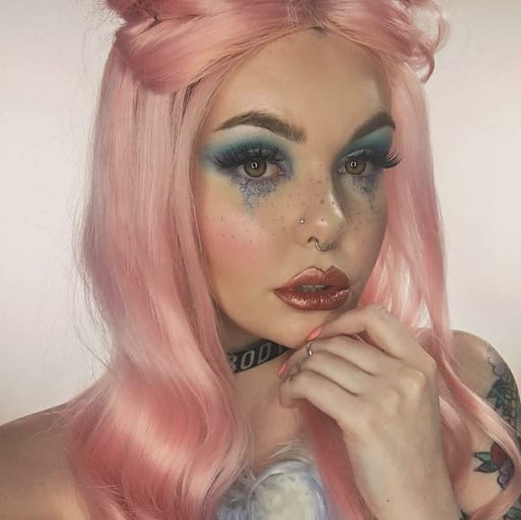 Pink Beauty Waby Wig 22-26 inches!! - Thumbnail 3