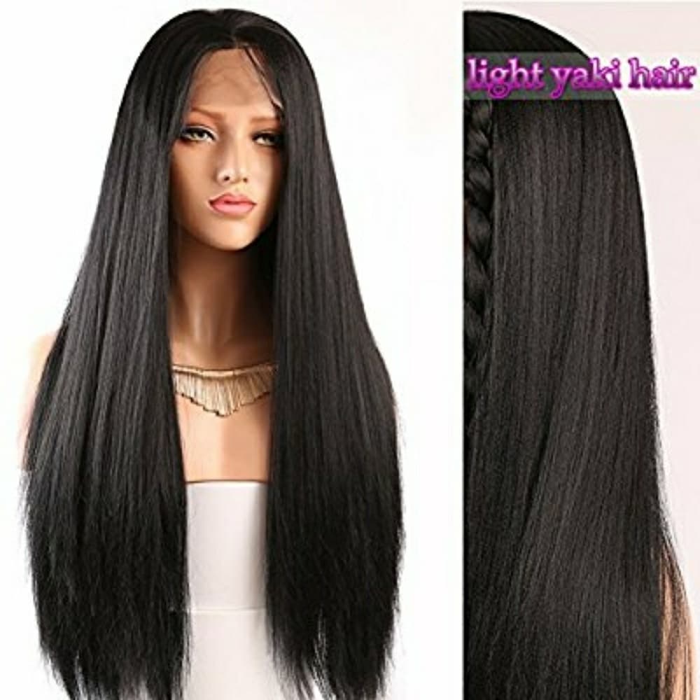 Yaki Straight Lacefront Wig 26-28 inches