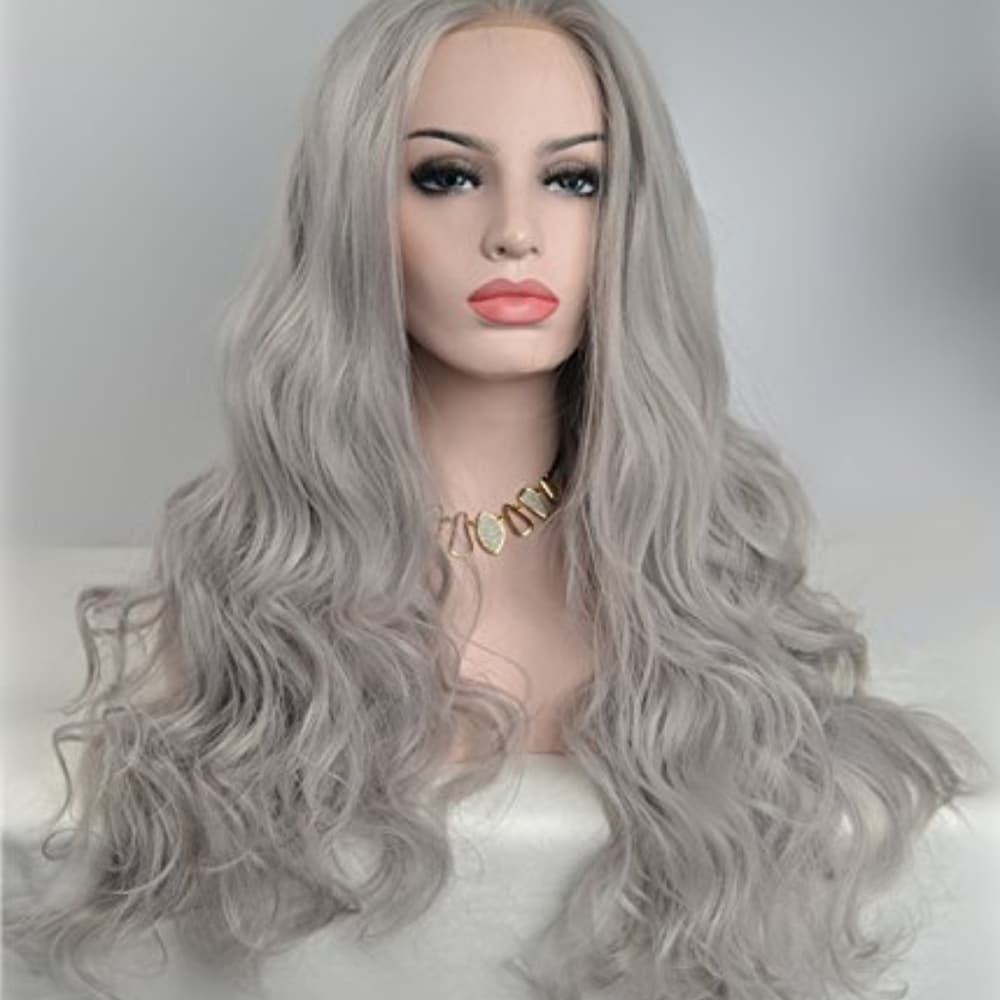 Gray Beauty Lacefront Wig 22-24 inches!! - Thumbnail 2