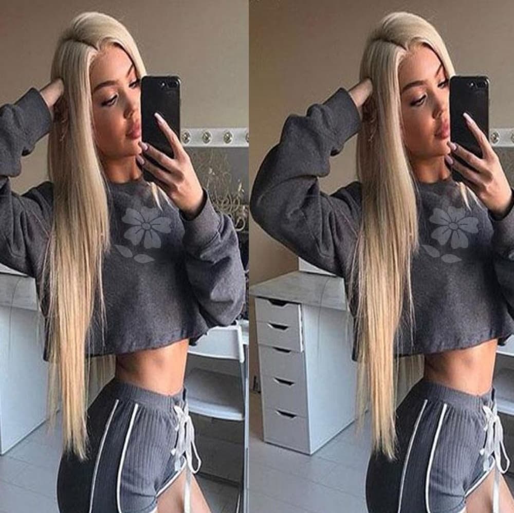 Blonde Full Head clip in Extension - Thumbnail 3