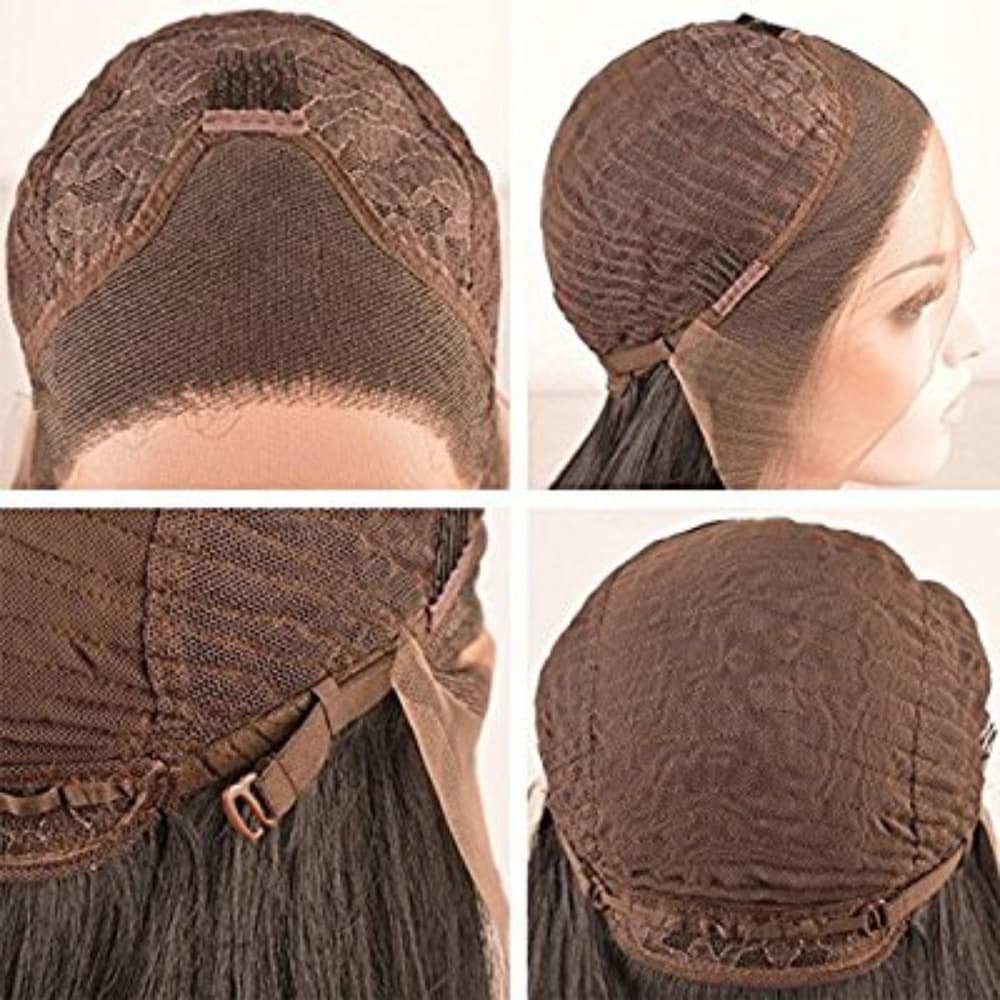 Ombre Black Dark Red Lacefront Wig