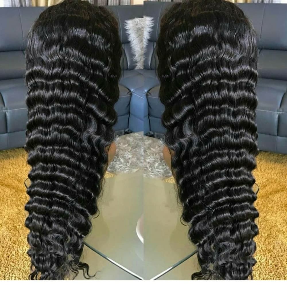 Virgin Brazilian Curly Full Lace Wig