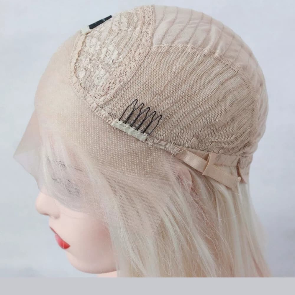 Pale Blonde Lace Front Wig - Thumbnail 2