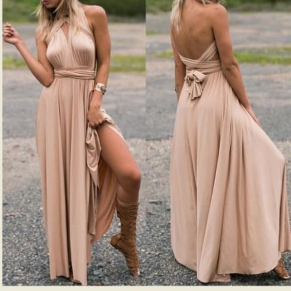 Boho Beauty Long Maxi Dress - Thumbnail 3