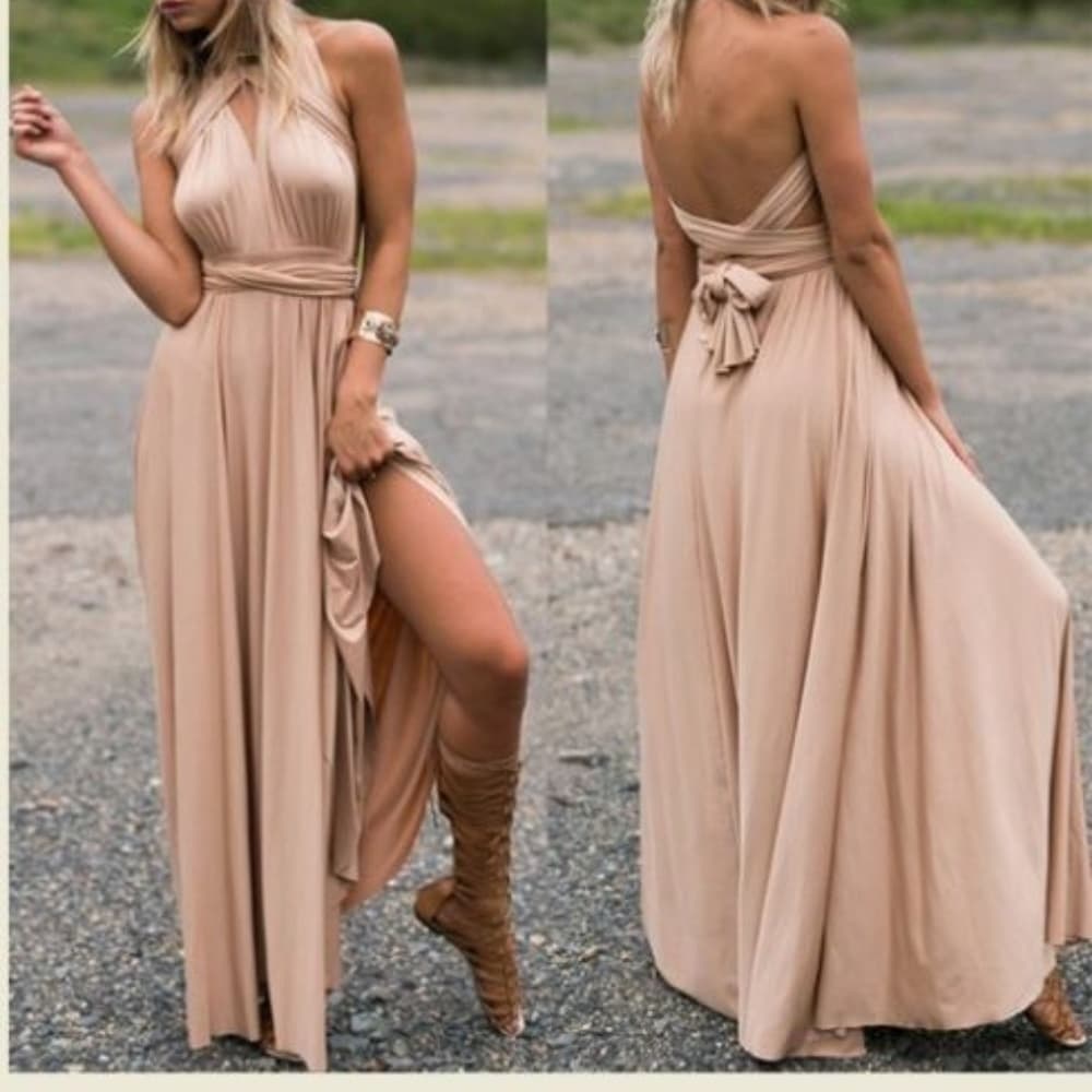 Boho Beauty Long Maxi Dress - Thumbnail 2