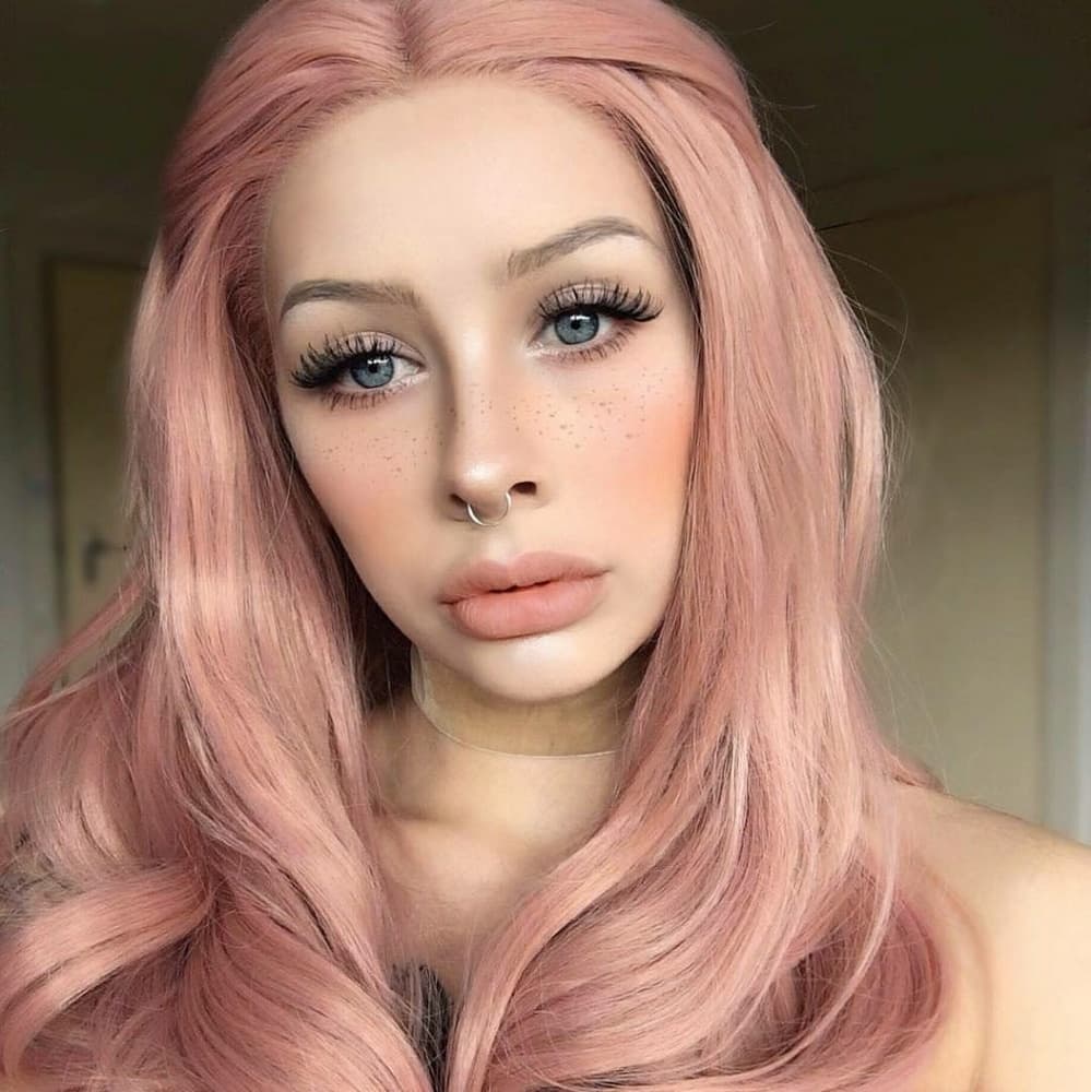 Pink Beauty LaceFront Wig 24-28 inches!! - Thumbnail 3