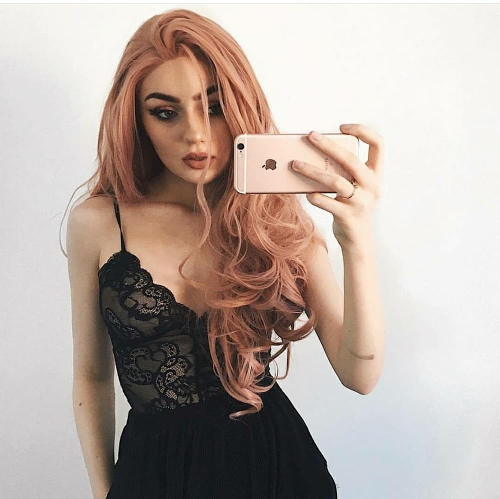 Pink Beauty LaceFront Wig 24-28 inches!! - Thumbnail 2