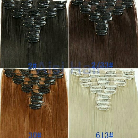 Beautiful Full Head Clip In Hair #613!! - Thumbnail 2