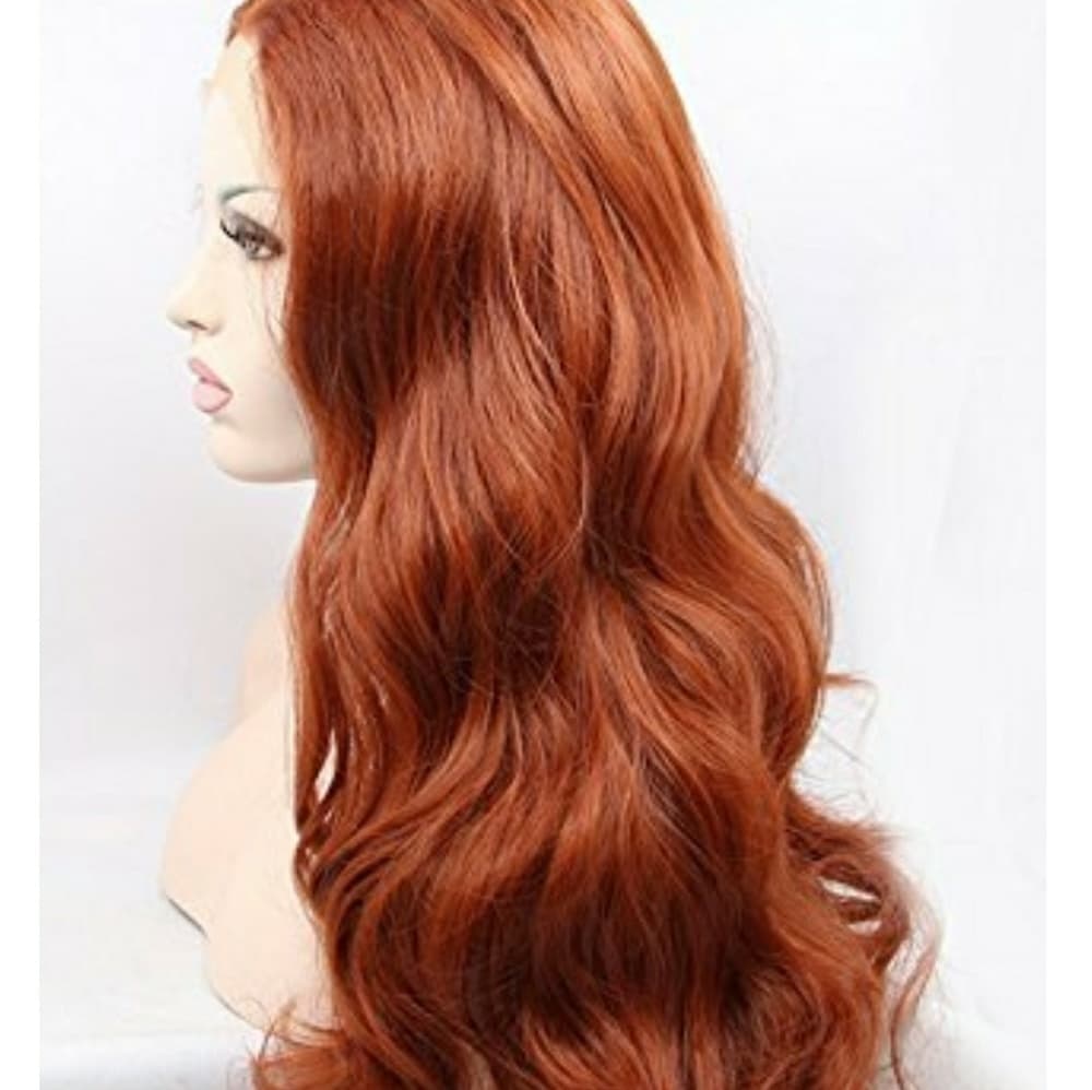 Pumpkin Orange Beauty LaceFront Wig 22-26 inches!! - Thumbnail 4