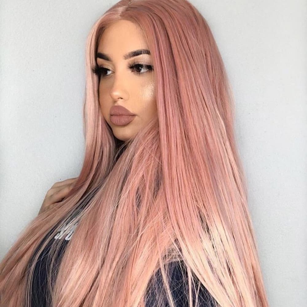 Pink Beauty Lace Front Wig
