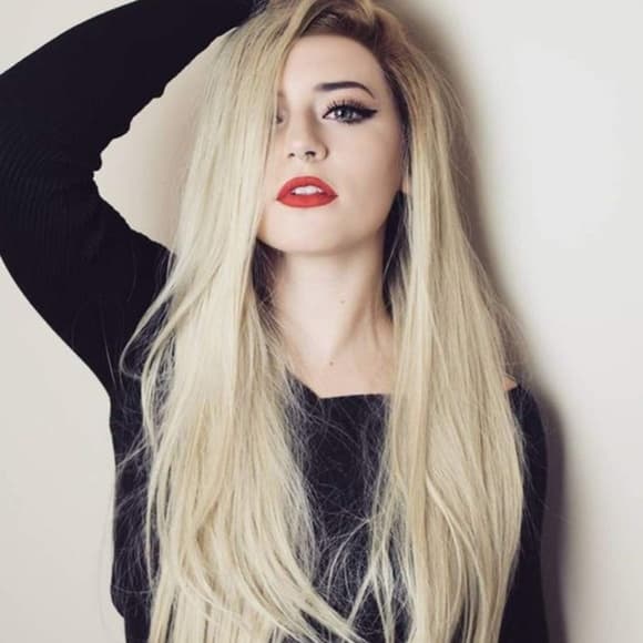 Ombre Blonde Lace Front Wig - Thumbnail 7