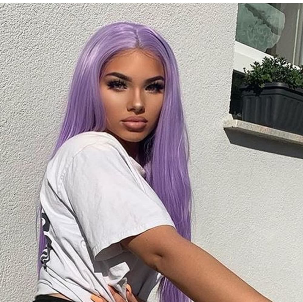 Lilac Lace Front Wig