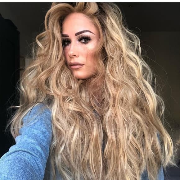 Ombre Blonde Lace Front Wig - Thumbnail 9