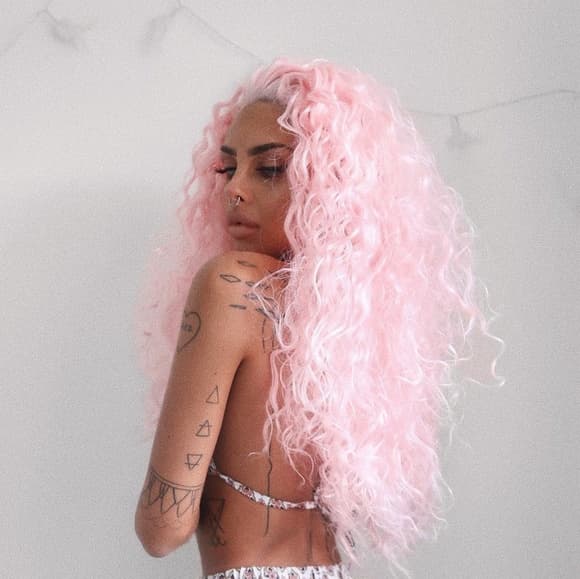 Pink Lace Front Wig 24-26 inches - Thumbnail 2