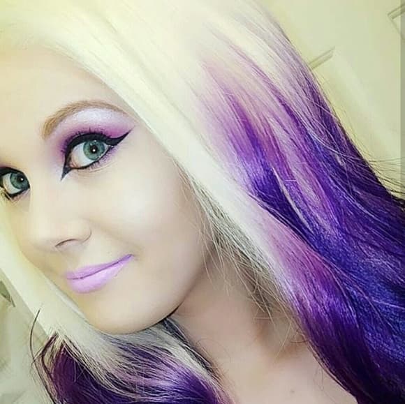 Blonde Purple Beauty Lacefront Wig 22-26 inches!! - Thumbnail 5