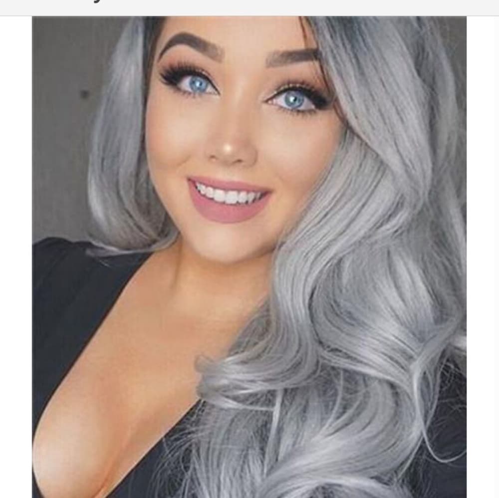 Gray Beauty Lace Front Wig