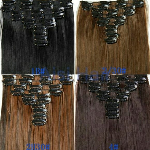 Full Head Clip In-pick your color!! - Thumbnail 2