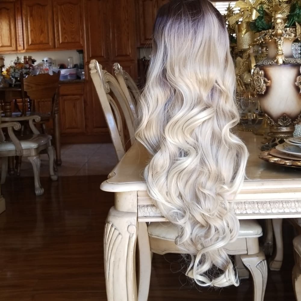 Ombre Blonde Beauty Lace Front Wig - Thumbnail 7